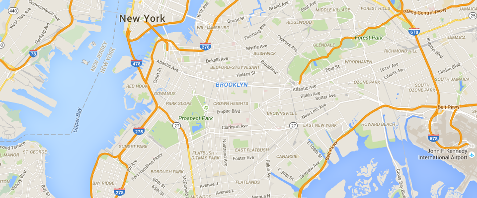 Brooklyn Dumpster Rental Service Map